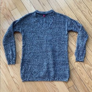 Vince Camuto Textured Knit Choker Sweater